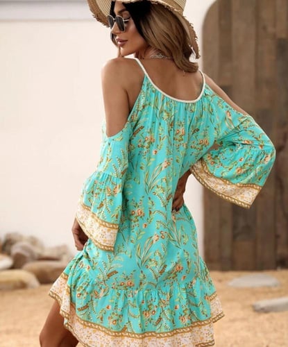 فستان بحر | اخضر