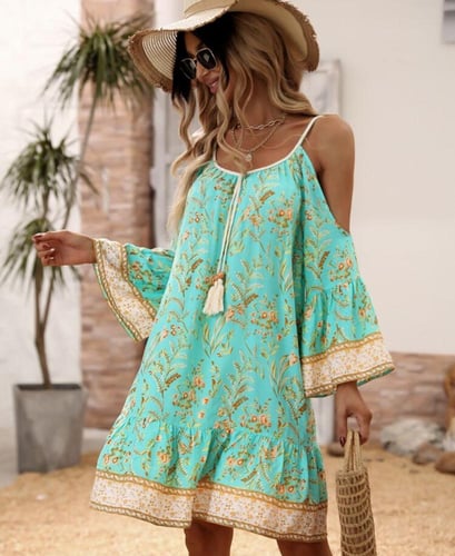 فستان بحر | اخضر