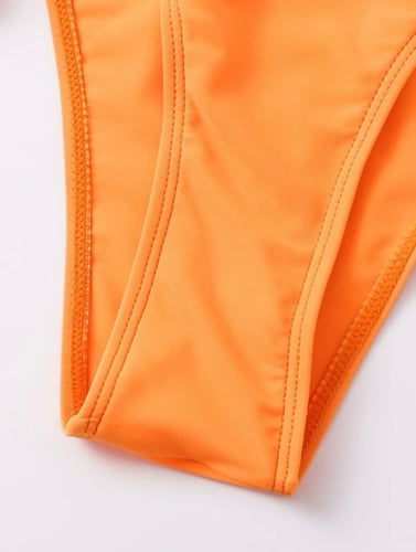 ملابس سباحة | بكيني لون برتقالي