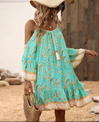 فستان بحر | اخضر