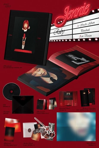 제니 (JENNIE) - The 1st Studio Album [Ruby] سيت