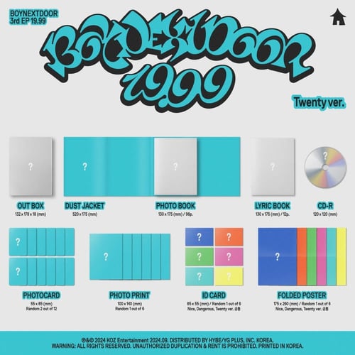 BOYNEXTDOOR -3rd EP [19.99] (Random)