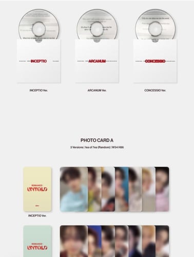 Enhypen - ROMANCE : UNTOLD نسخة عشوائية