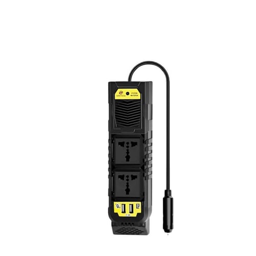 محول طاقة للسيارة 12 فولت الى 220 فولت ( 200 واط )