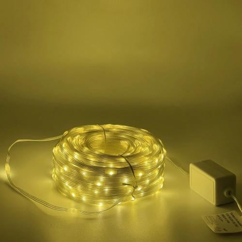 حبل اضاءة أصفر كهرباء - 50 متر