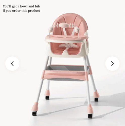 كرسي الطعام للأطفال