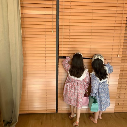 فستان كلاسيكي ريفي مع اكسسوار شعر من الدانتيل- ازر...