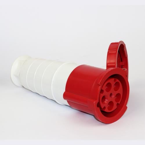 فيش صناعي انثى متحرك 63 أمبير 5 مسامير