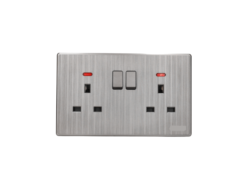 سانيو 7 فيش ثنائي مع مفتاح لون فضي