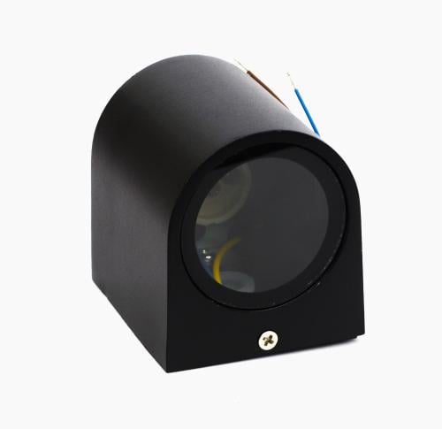 داون لايت بيضاوي اسود بدون لمبة