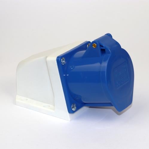 فيش صناعي انثى ثابت 16 أمبير 3 مسامير