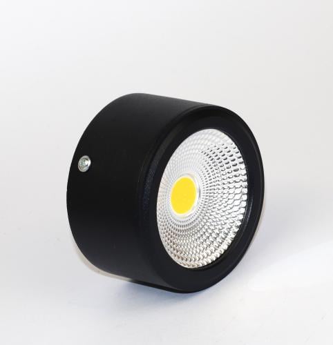 سلندر ليد 10 وات جرم أسود