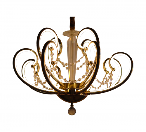 نجف ليد كلاسيكي بلمسة عصرية مطعم بالكريستال