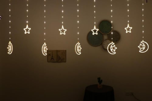 ستارة نجمة وهلال نيون N-100