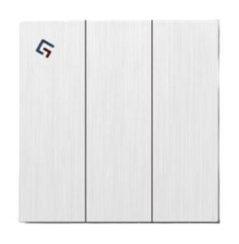 سانيو 7 مفتاح ثلاثي لون ابيض