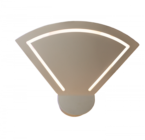 جداري ليد أبيض فخم الشكل المصنوع من المنيوم والأكر...