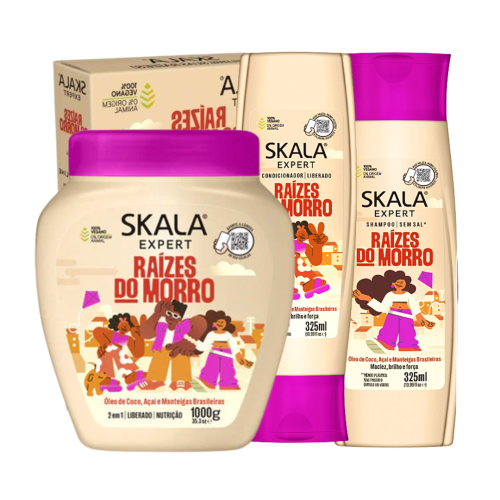 مجموعة سكالا البرازيلية لتغذية وترطيب الكيرلز بعمق