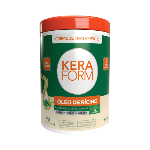 شامبو + ماسك سكاف بزيت الخروع للترطيب والتطويل