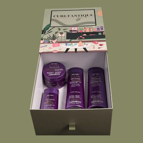 بوكس جيوفاني الذهبي لانواع الشعر الكيرلي