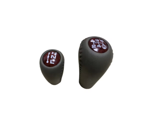 رمانة قير جلد شاص و ربع بريمي - بيج و خشبي