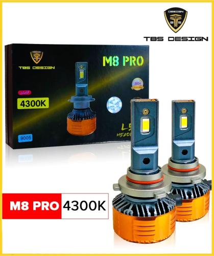 طقم لمبات ليد M8 PRO من توبيس قوة إضاءة هائلة بلون...