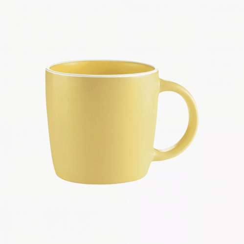 كوب سيراميك أصفر