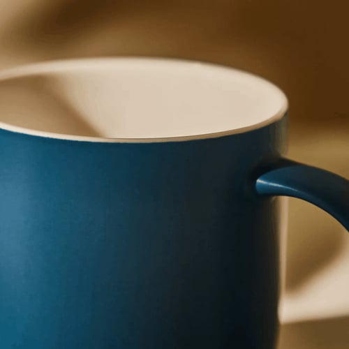 كوب بورسلين أصفر