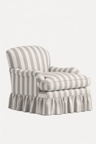 كنب مخطط رمادي