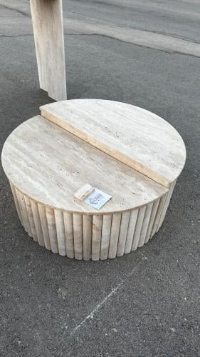 طاوله ترافنتينو رخام طبيعي