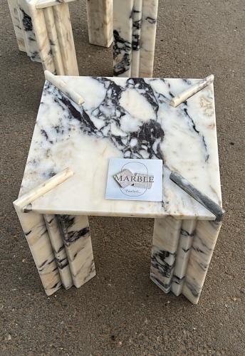 طاوله جانبيه رخام ايطالي