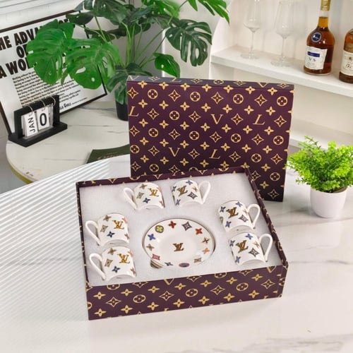 طقم اكواب لويس فيتون للقهوه التركي