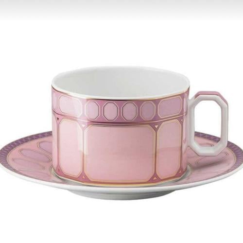 كوب سوار فسكي مع صحن