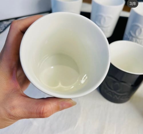 طقم اكواب شانيل بلونين 6 قطع