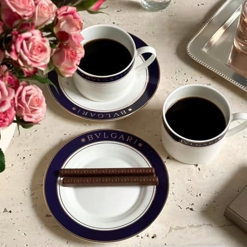 طقم اكواب بولغري للكابتشينو