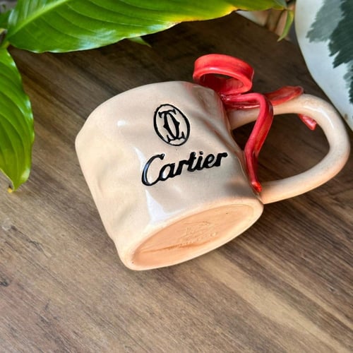 كوب كارتير فخار هاند ميد