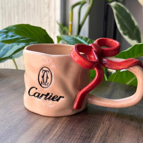 كوب كارتير فخار هاند ميد