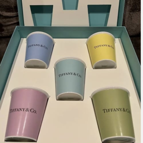 طقم اكواب تيفاني 5 اكواب