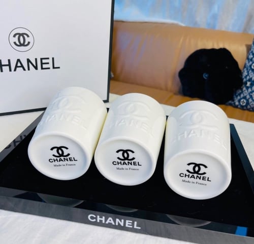 طقم اكواب شانيل بلونين 6 قطع