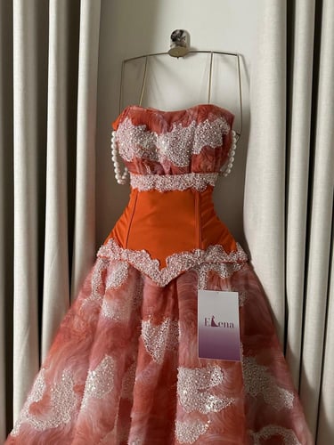 فستان كورال برنسيس 154