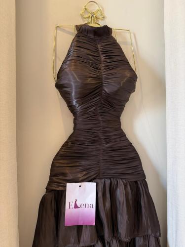 فستان أورا البني