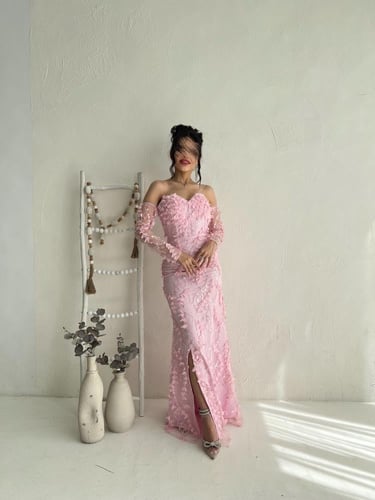 فستان فلورا روز 143