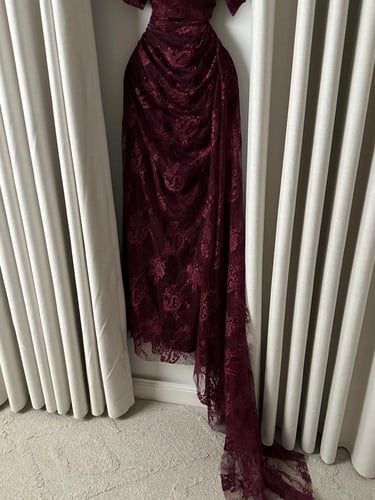 فستان فيلفيت ليس 165