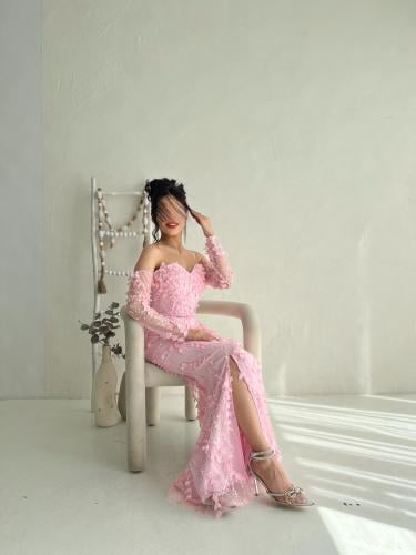 فستان فلورا روز 143