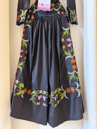 فستان فلورينزا الاسود