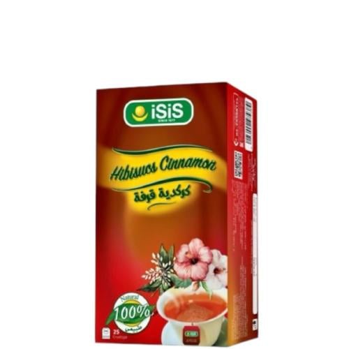 شاي كركديه قرفة