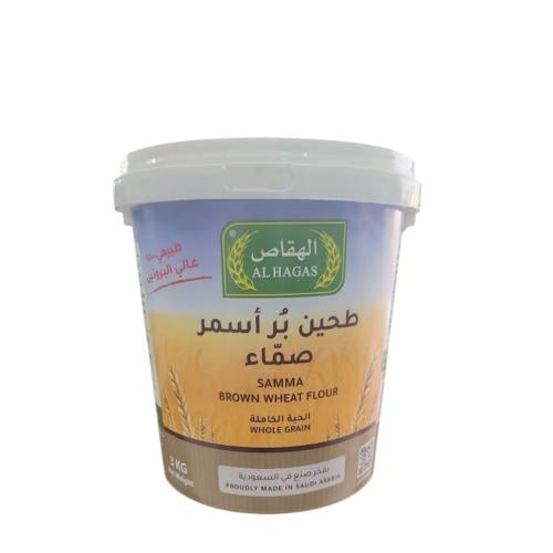 طحين بر أسمر صماء