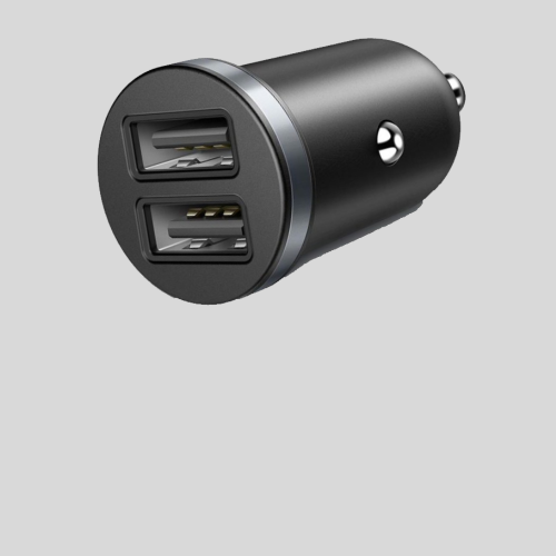 وصلة شاحن سياره روكسون بمنفذين 5 فولت 2.4 امبير أس...