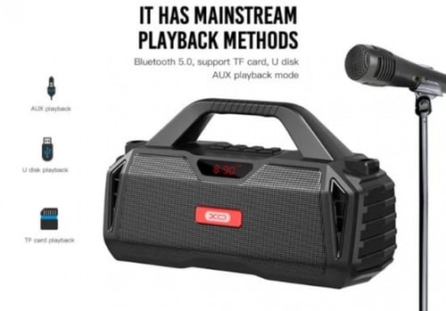 سبيكر محمول ( سبيكر مع ميكروفون مع شاشة LED )