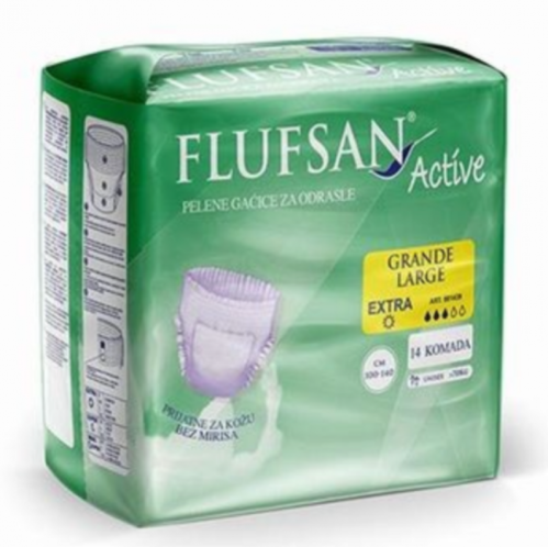 حفائظ لكبار السن فلوفسان كلوت ACTIVE مقاس لارج عبو...