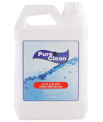 جل معقم لليدين 5 لتر Pure & Clean